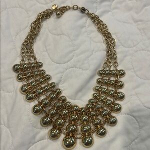 Elegant Gold Statement Necklace
